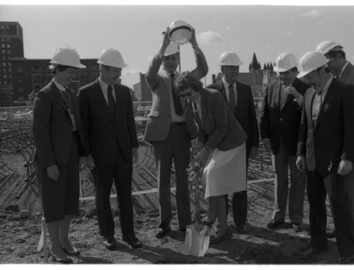 Ground-breaking on May 15th, 1987. 