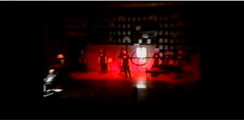 Part I at 46-46 the performer at center-stage begins the stage manager’s/chief usher’s announcement (“Good evening, and Welcome to Kilbourn Hall . . .)