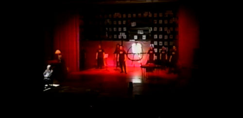 Part I at 47-06 06 he continues shouting the words, his voice rising in urgency and volume as the curtain closes on him