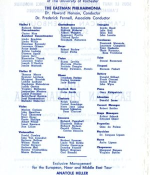 Philharmonia program 10 December 1961 page 2 Philharmonia program 10 December 1961 page 2