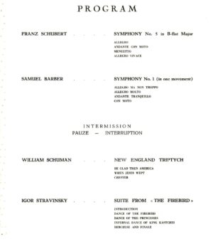 Philharmonia program 11 December 1961 page 2 Philharmonia program 11 December 1961 page 2