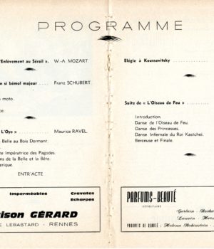 Philharmonia program 7 December 1961 page 8-9 Philharmonia program 7 December 1961 page 8-9