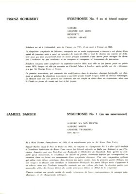Philharmonia program Brussels 13 December 1961 page 3 Philharmonia program Brussels 13 December 1961 page 3