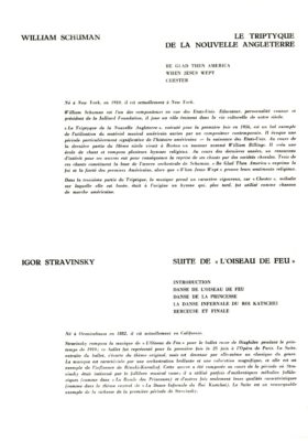 Philharmonia program Brussels 13 December 1961 page 4 Philharmonia program Brussels 13 December 1961 page 4