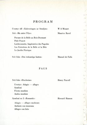 Philharmonia program Uppsala 17 December 1961 page 2 Philharmonia program Uppsala 17 December 1961 page 2
