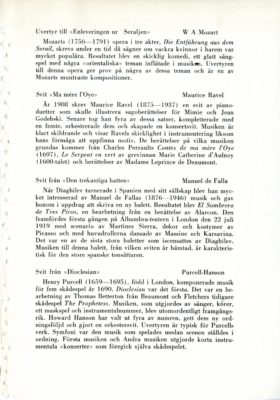 Philharmonia program Uppsala 17 December 1961 page 3 Philharmonia program Uppsala 17 December 1961 page 3
