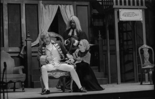 R1065-8 Shots from the EOT production of Die Schweigsame Frau. The production was double-cast.