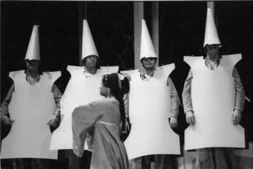 Isabella with four of the Eunuchs.