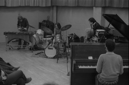R1180-15A Marian McPartland jams with members of the Eastman Jazz Ensemble