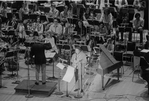 Oliver Nelson appearing as soloist with the Eastman Studio Orchestra in his own Piece for Studio Orchestra and Soloist on March 3rd, 1972.