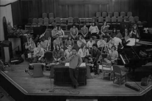 The Eastman Jazz Ensemble under its director Chuck Mangione; and, the Eastman Studio Orchestra under its director Ray Wright with guest soloist Oliver Nelson.