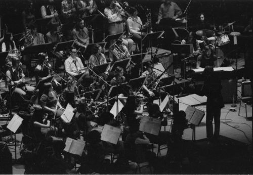 The Eastman Jazz Ensemble under its director Chuck Mangione; and, the Eastman Studio Orchestra under its director Ray Wright with guest soloist Oliver Nelson.