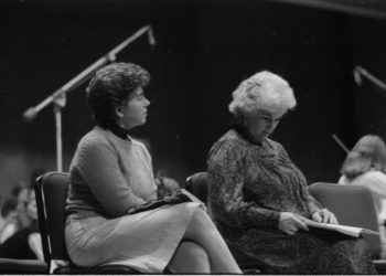 Various shots of the vocal soloists for the Eastman Chorale’s 1983 performance of Messiah.