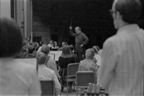 shots from the Eastman Philharmonia rehearsal with guest conductor and composer Aram Khachaturian on March 4th, 1968