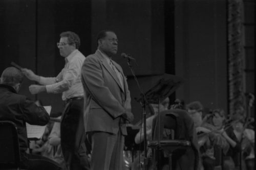 R3625-12 An Evening with William Warfield in rehearsal