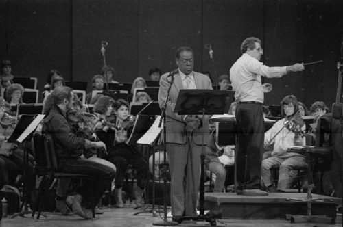R3625-19 An Evening with William Warfield in rehearsal