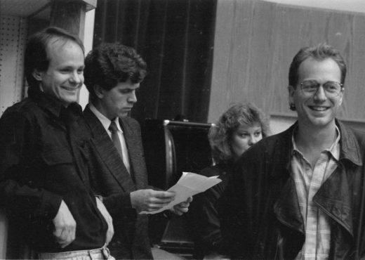 R3892-6 Colleagues and alumni who gathered for the April, 1990 tribute to Ray Wright.
