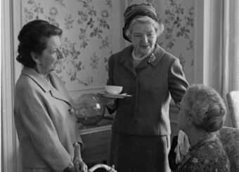 tea at Hutchison House in honor of Mrs. Vera Stravinsky