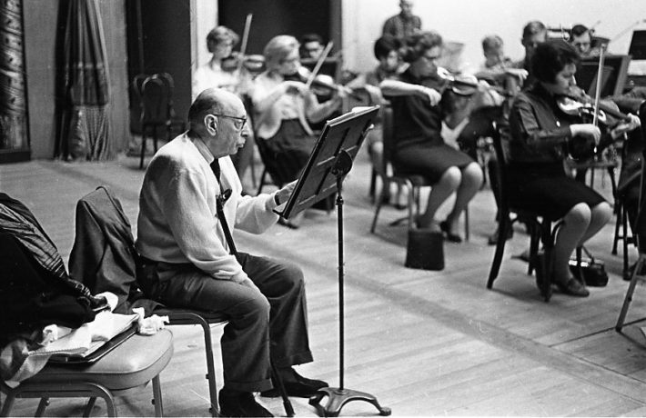 Eastman Philharmonia is led by guest conductor Robert Craft