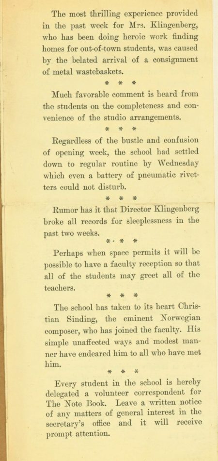 TNB Sept 27 1921 fourth page Page 4 of The Note book Sept 27 1921