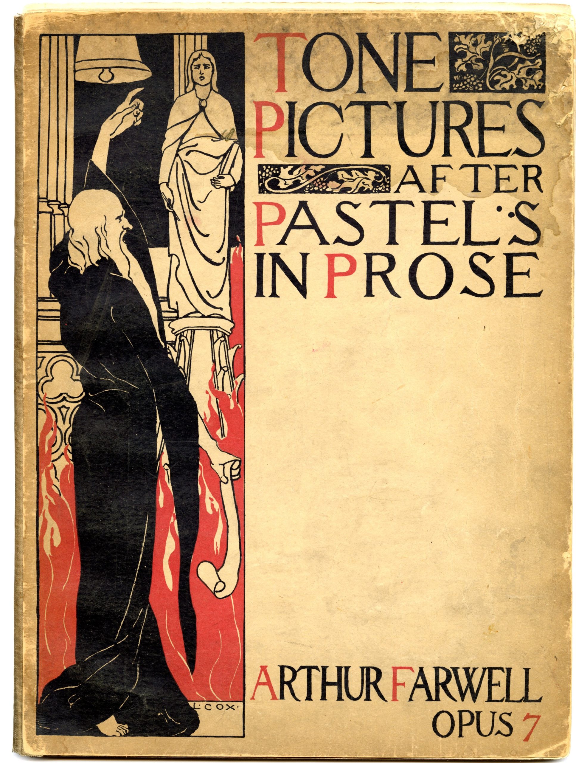 Tone Pictures After Pastels in Prose, cover of published score. Tone Pictures After Pastels in Prose, cover of published score.