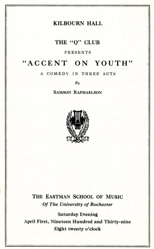 program April 1, 1939 page 1 program April 1, 1939 page 1