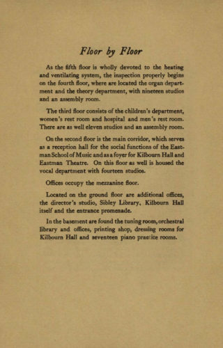 program Kilbourn Hall formal opening page 5