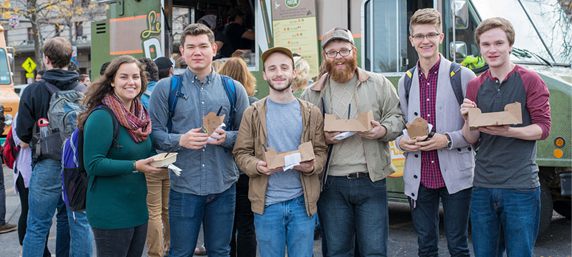 ESM students at Food Truck rodeo ESM students at Food Truck rodeo