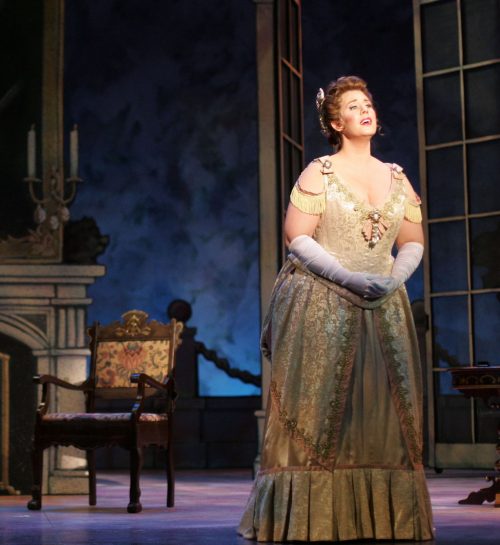 Aubrie Willaert performing in Eastman Opera Theatre's production of La Rondine, 2005