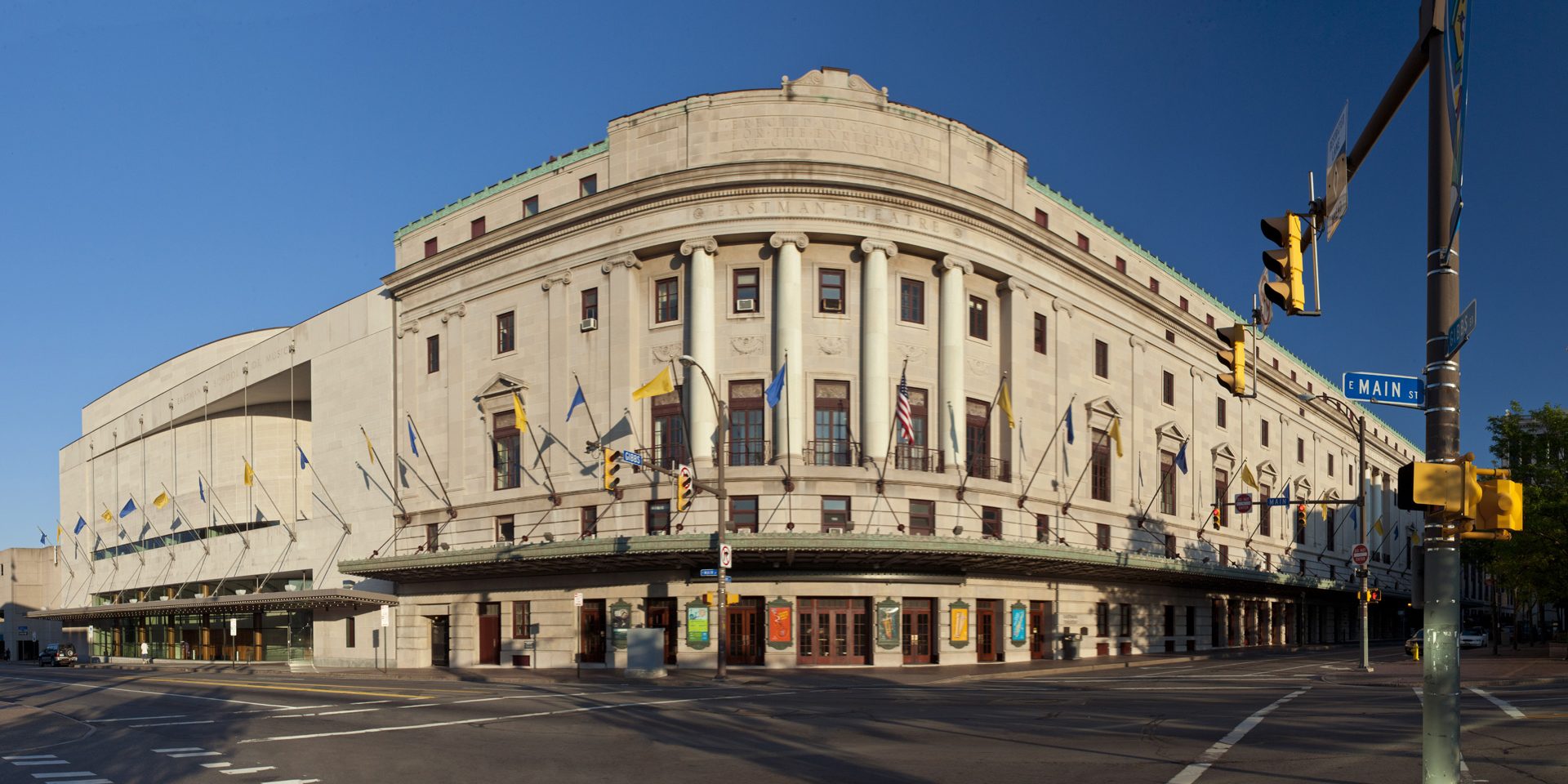 Eastman Theatre Entrance, Panoramic View