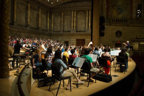 Britten's War Requiem rehearsal Britten's War Requiem rehearsal photo