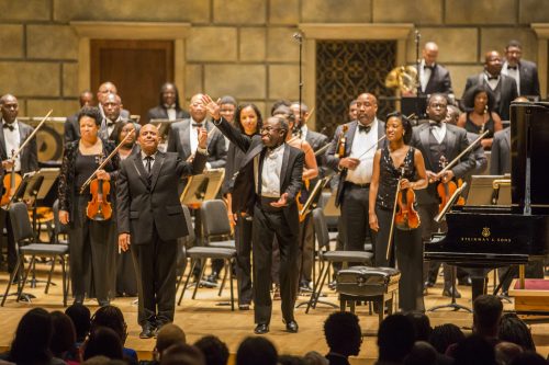 Musicians in the 2017 Gateways Music Festival orchestra perform in the final concert in Kodak Hall Musicians in the 2017 Gateways Music Festival orchestra perform in the final concert in Kodak Hall photo