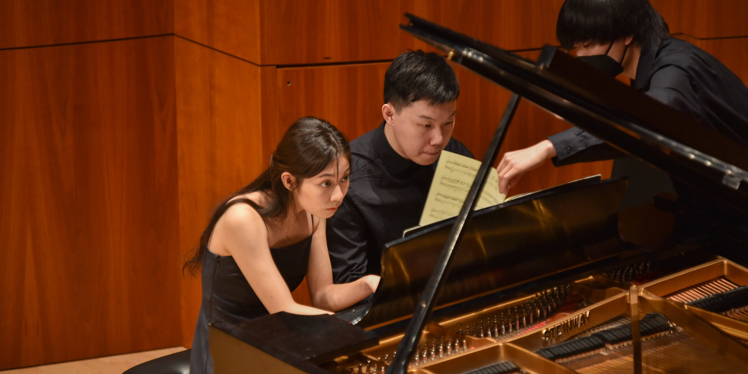 Duo piano music performed at the 2023 Chamber Music Extravaganza.