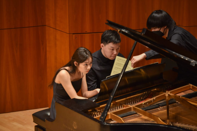 Duo piano music performed at the 2023 Chamber Music Extravaganza.