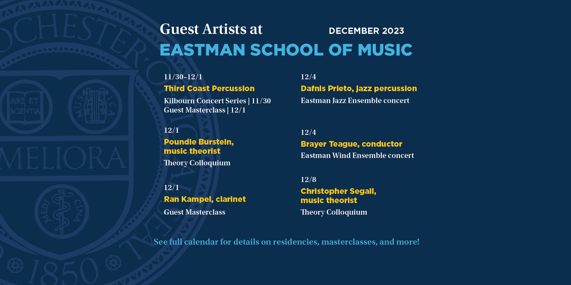 Guest Artists flyer