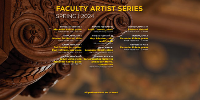 Faculty-Artist-Series poster