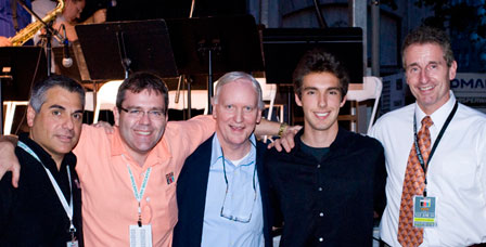 Karl Stabnau with supporting cast