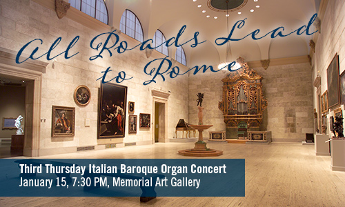 Italian Baroque Organ Concert Memorial Art Gallery