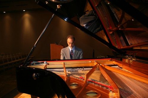 Tony Caramia, Professor of Piano image of Tony Caramia with piano
