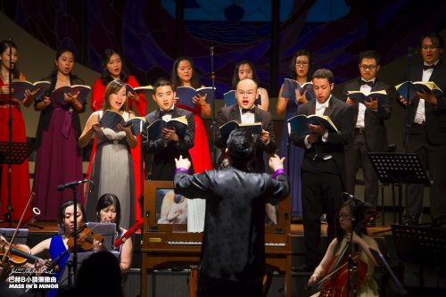 David conducting Bachfest Malaysia image of choir