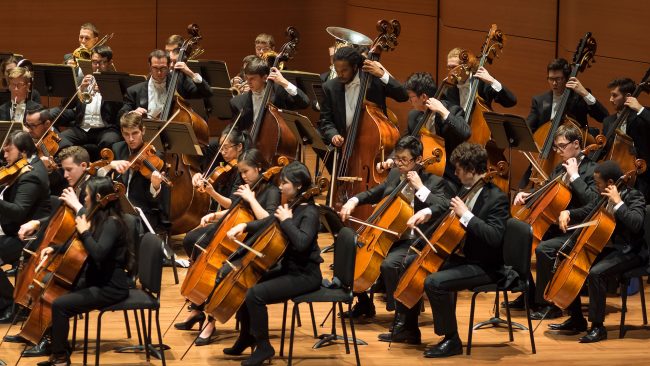 The Eastman Philharmonia Performing in Alice Tully Hall, NYC