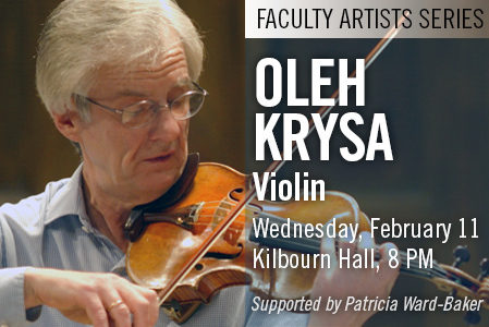 Faculty Artist Oleh Krysa Feb 2015 Oleh Krysa