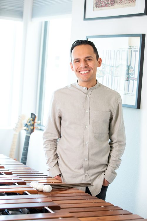 composer-percussionist Ivan Trevino