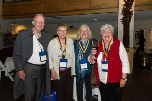 Welcome reception with Dean Jamal Rossi at Miller's Center, Eastman School of Music, October 9th, 2015.