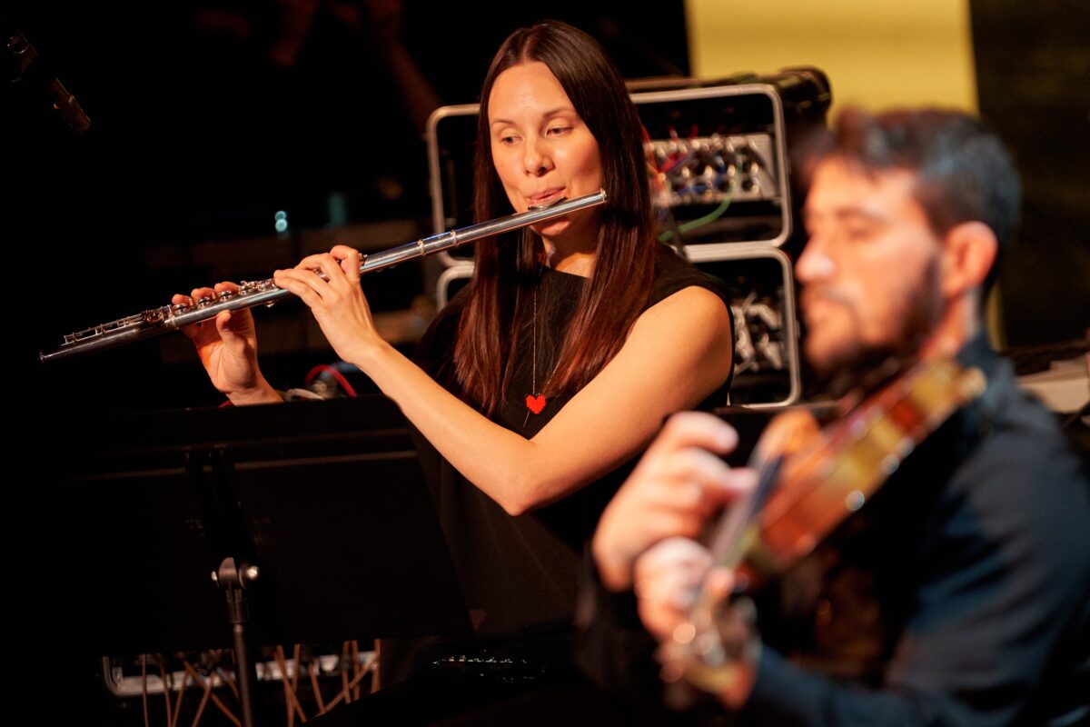 Ngan performing with Fifth House Ensemble