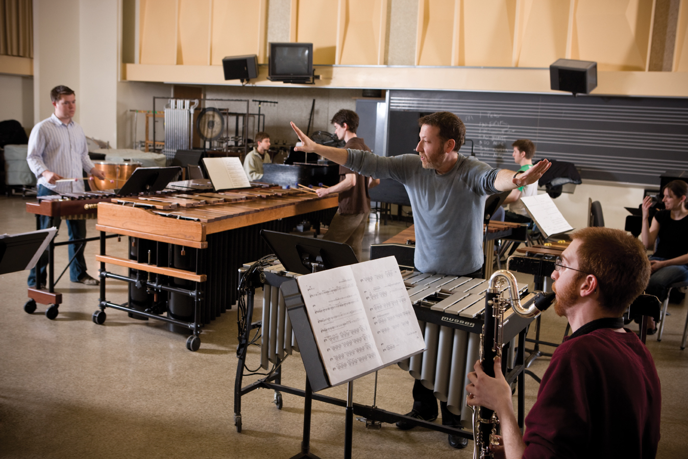 Musica Nova rehearsal