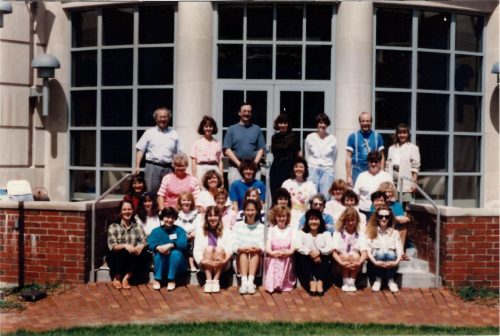 Orff Schulwerk at Eastman, Year 1 (1992): The inaugural Level I class image of student group