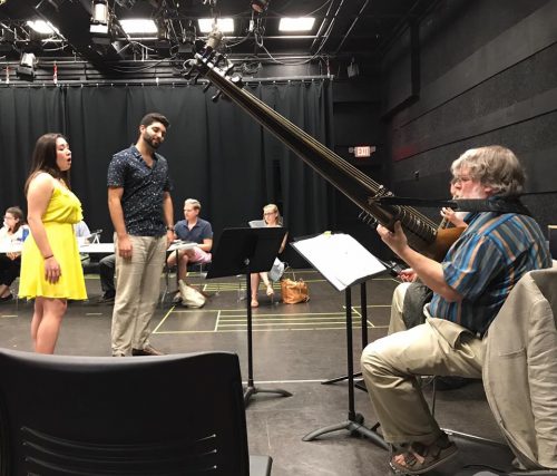 image of students rehearsing