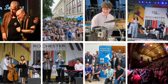 Rochester Jazz Festival image collage