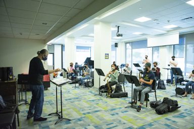 Rivello - Jazz Rehearsal in Messinger Hall